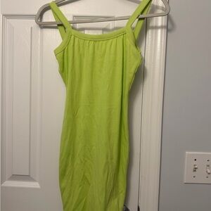 Wild Fable Vibrant Green Midi Dress
